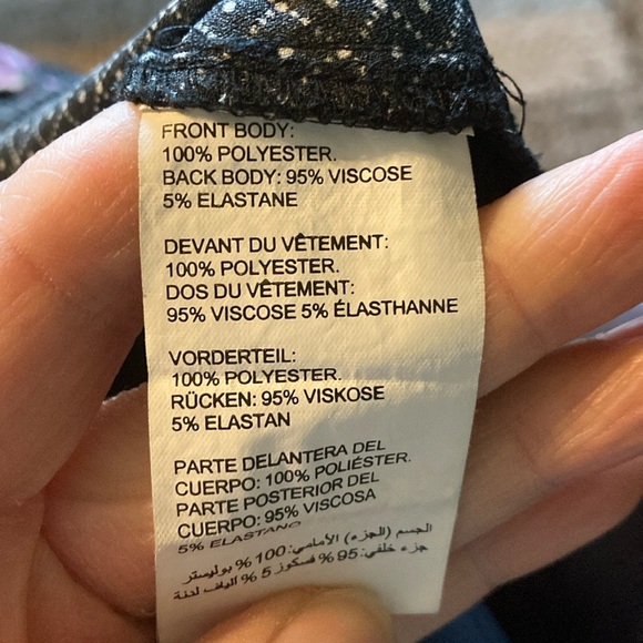 Thyme Maternity Black and Pink Floral Tank Top - Picture 6 of 9